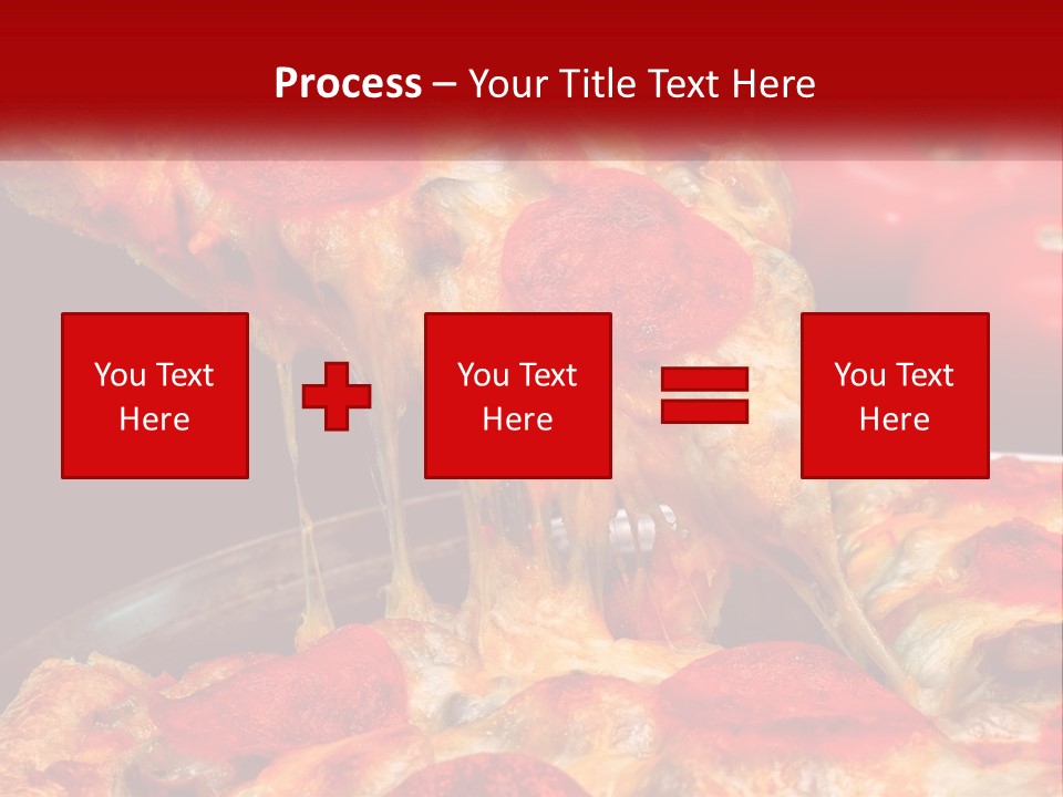 A Slice Of Pepperoni Pizza Being Lifted From A Pan PowerPoint Template