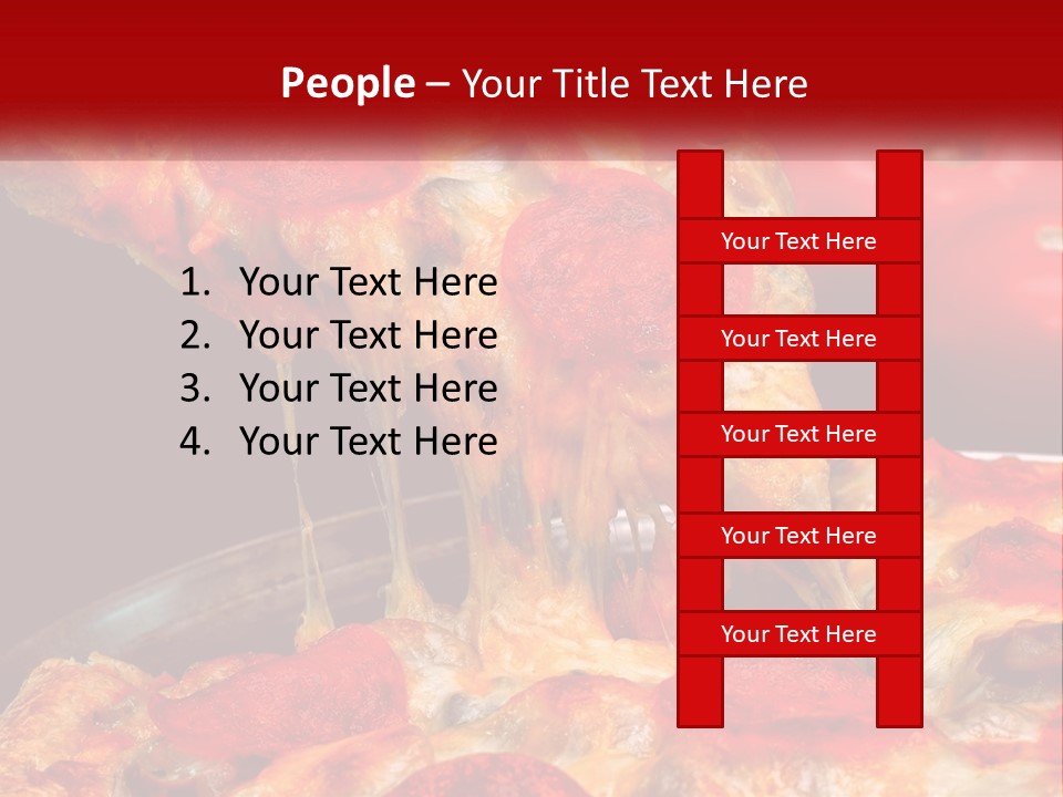 A Slice Of Pepperoni Pizza Being Lifted From A Pan PowerPoint Template