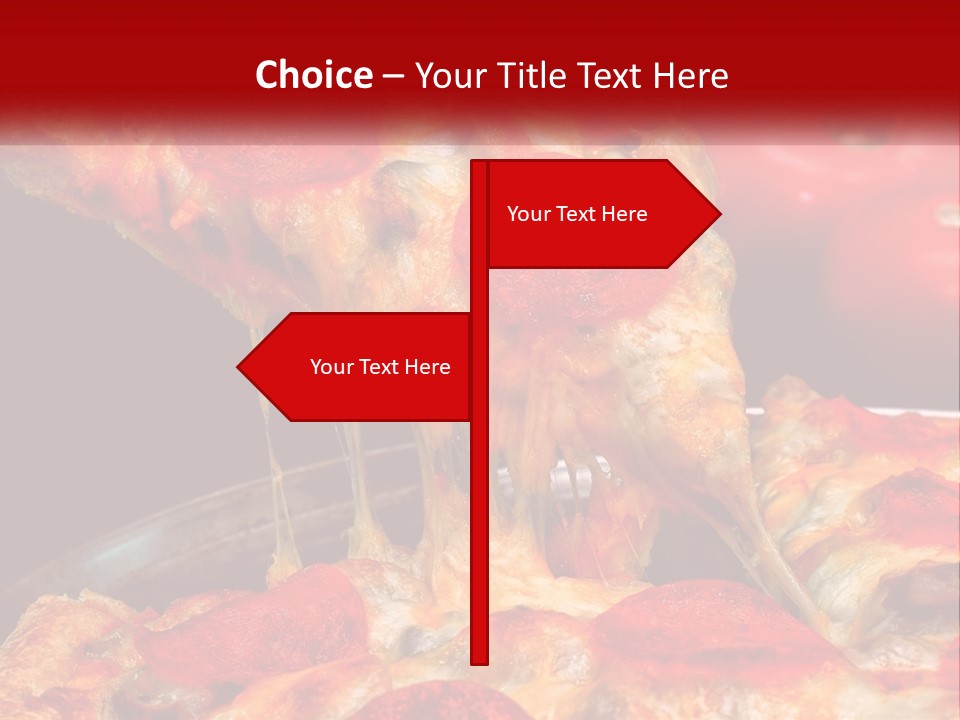 A Slice Of Pepperoni Pizza Being Lifted From A Pan PowerPoint Template