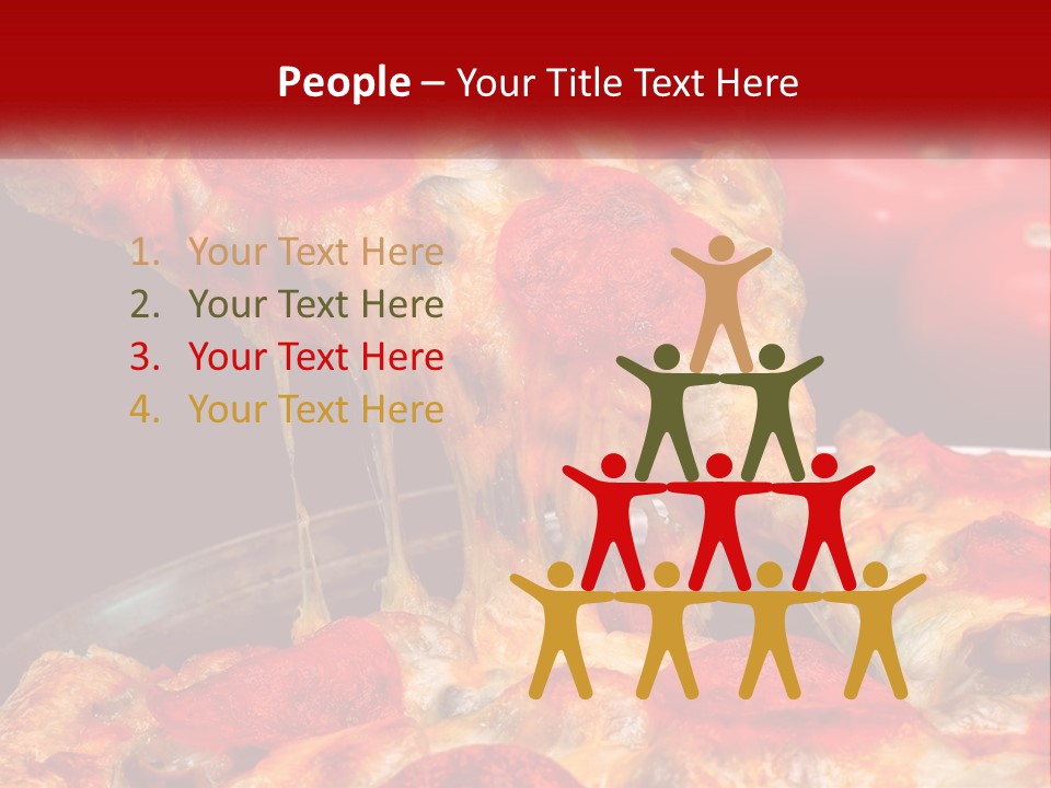 A Slice Of Pepperoni Pizza Being Lifted From A Pan PowerPoint Template