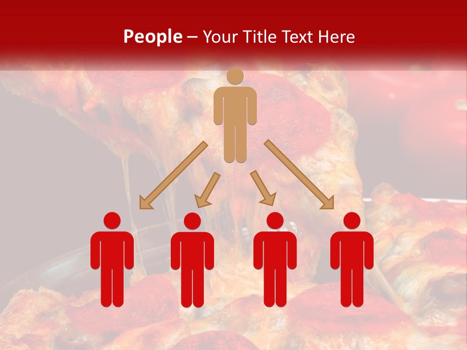 A Slice Of Pepperoni Pizza Being Lifted From A Pan PowerPoint Template