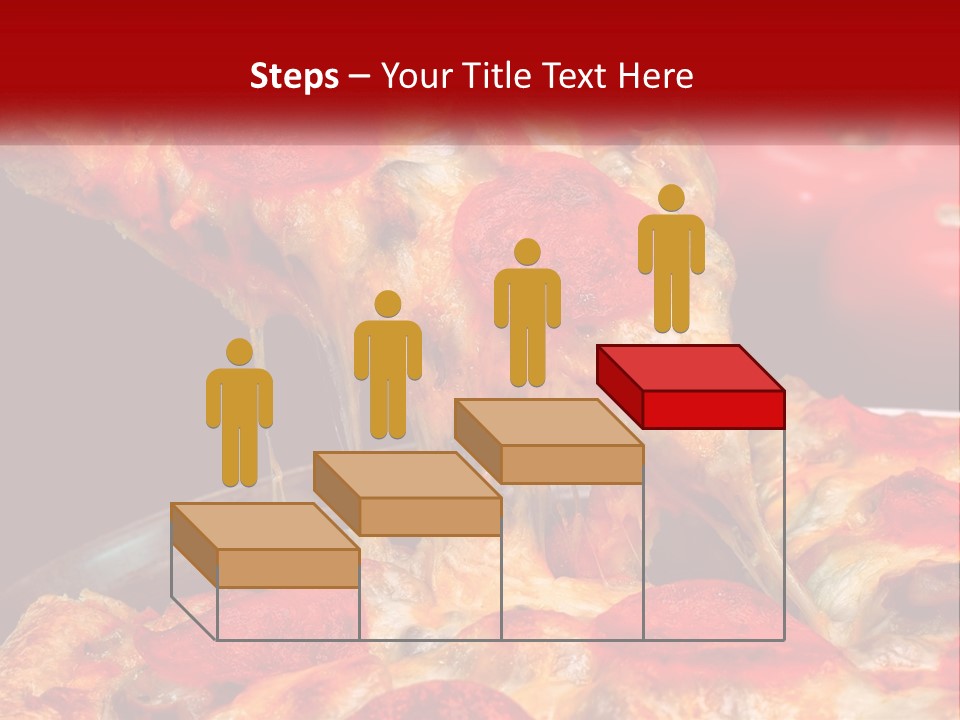 A Slice Of Pepperoni Pizza Being Lifted From A Pan PowerPoint Template