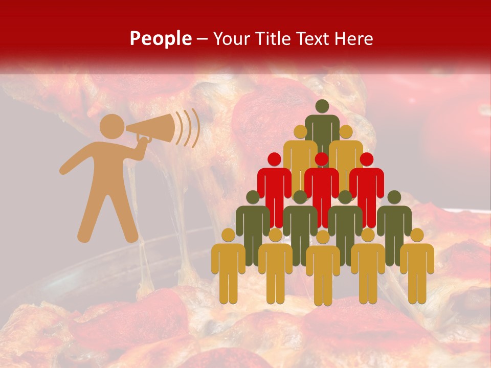 A Slice Of Pepperoni Pizza Being Lifted From A Pan PowerPoint Template