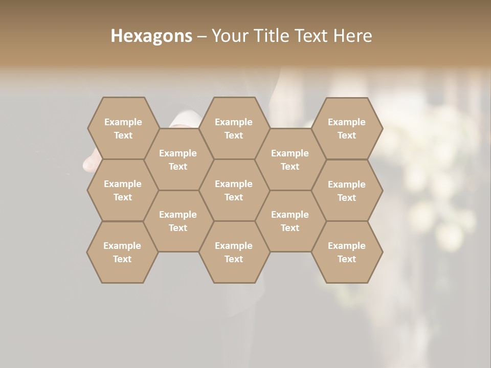 A Man In A Suit Holding His Hands Together PowerPoint Template