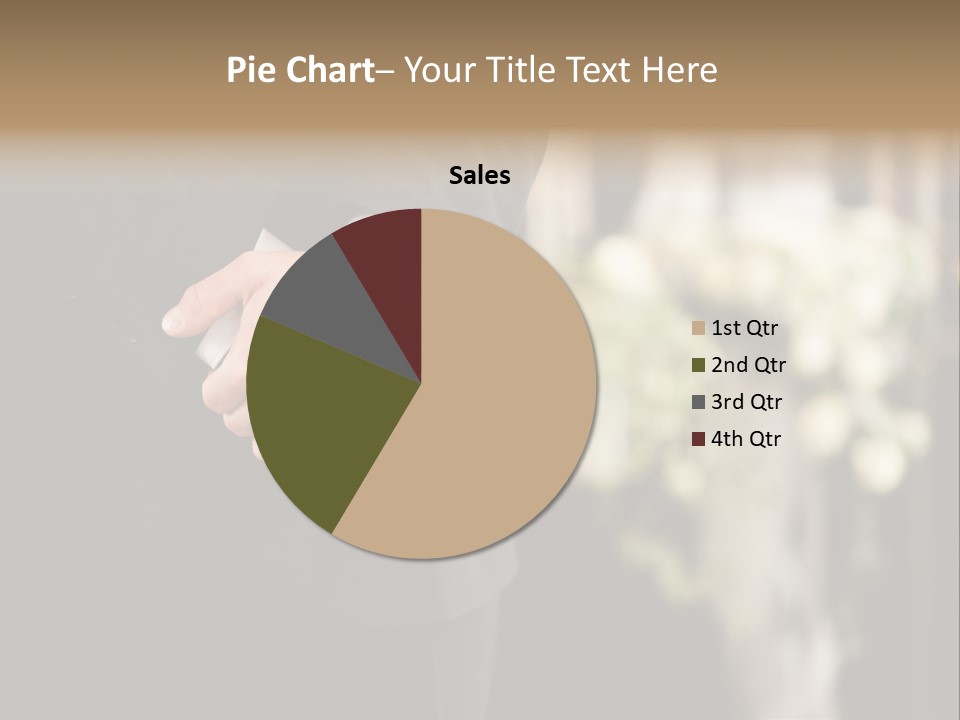 A Man In A Suit Holding His Hands Together PowerPoint Template