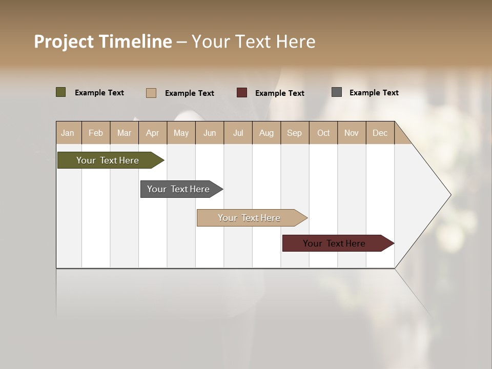A Man In A Suit Holding His Hands Together PowerPoint Template
