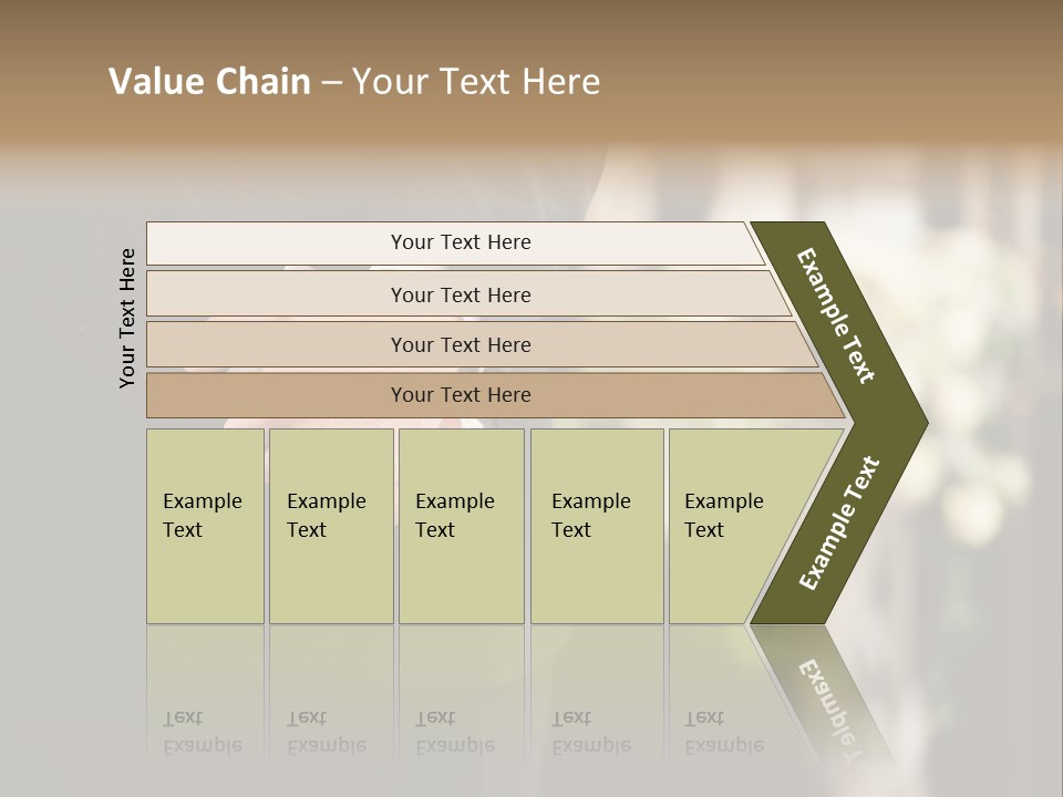 A Man In A Suit Holding His Hands Together PowerPoint Template