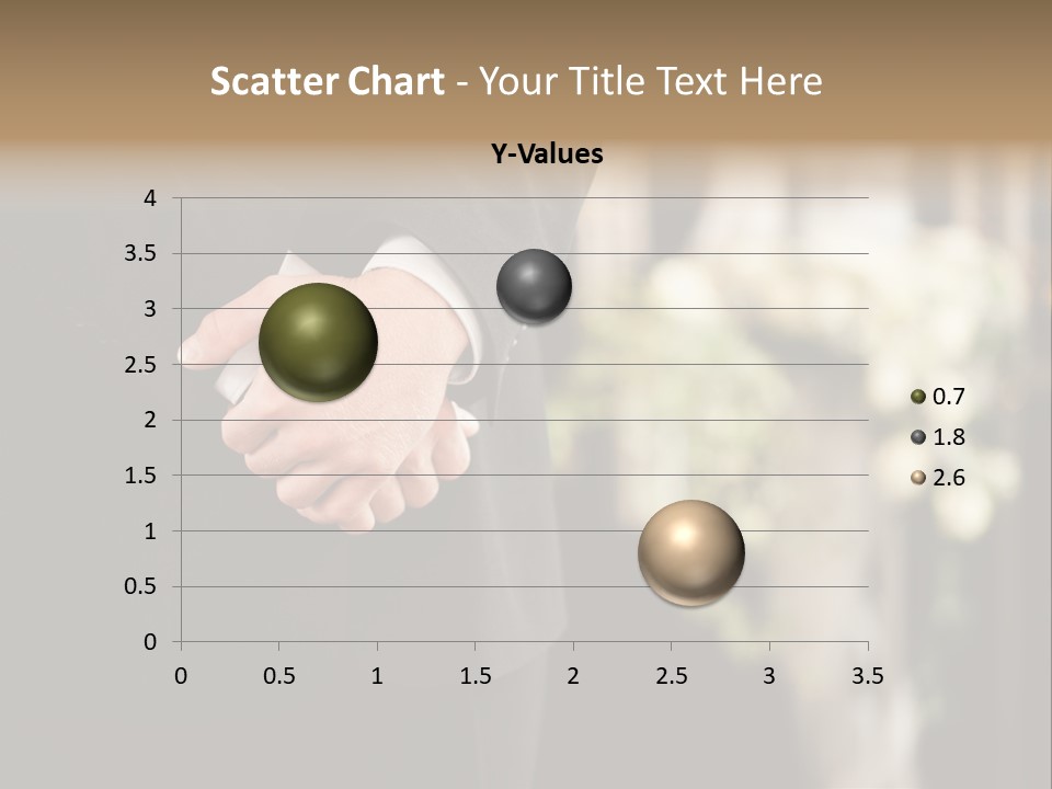 A Man In A Suit Holding His Hands Together PowerPoint Template