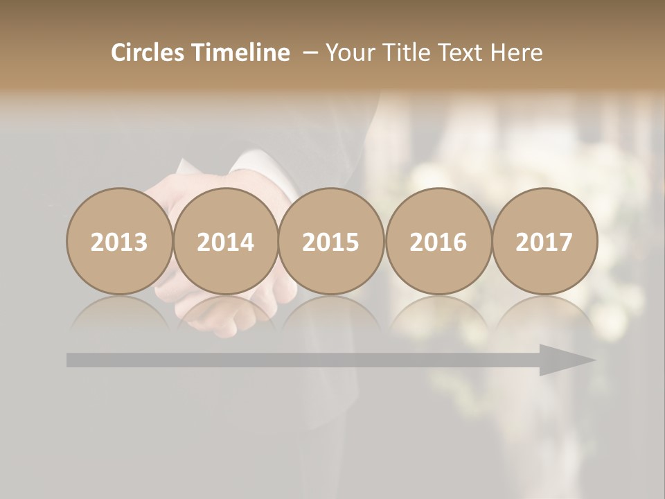 A Man In A Suit Holding His Hands Together PowerPoint Template