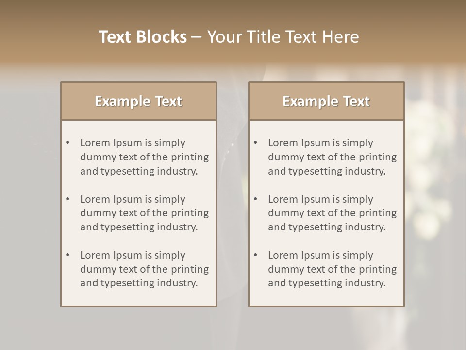 A Man In A Suit Holding His Hands Together PowerPoint Template