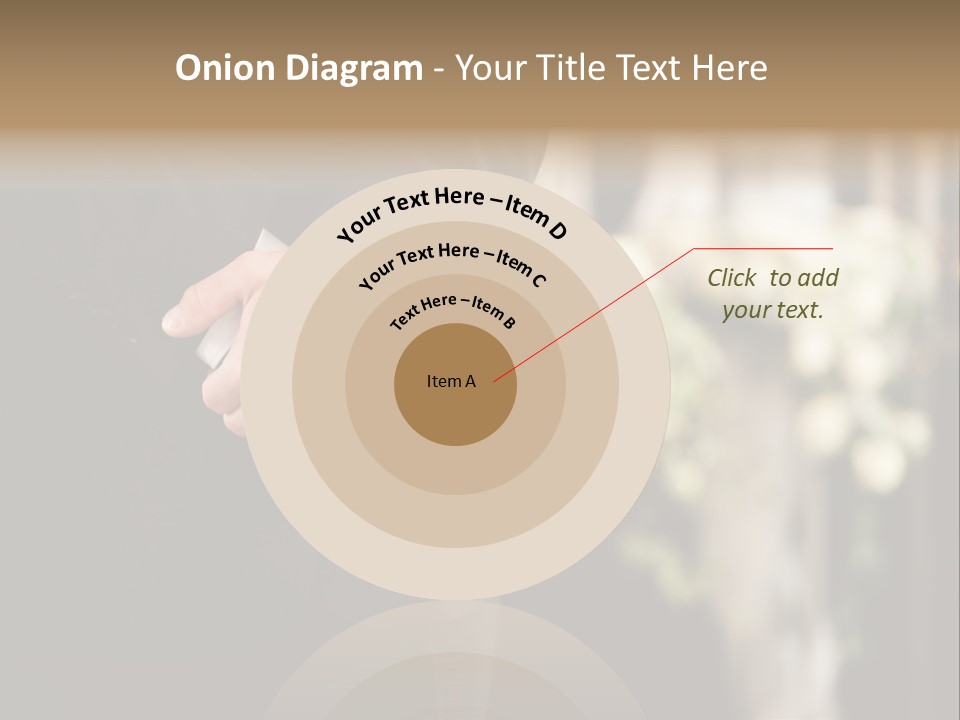 A Man In A Suit Holding His Hands Together PowerPoint Template