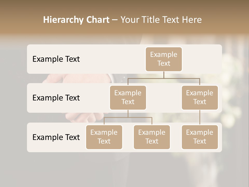 A Man In A Suit Holding His Hands Together PowerPoint Template