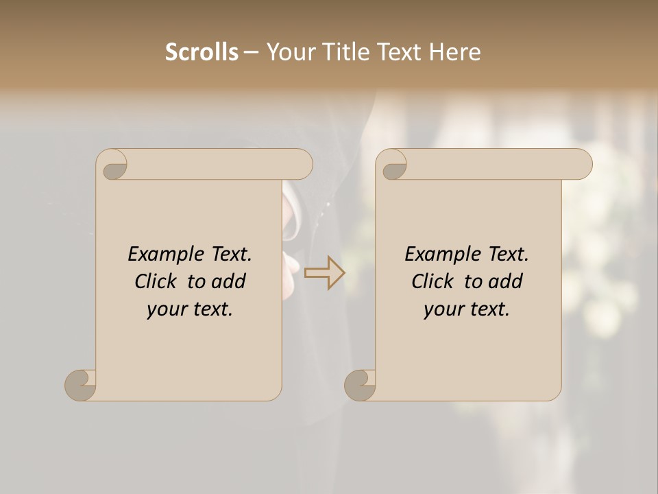 A Man In A Suit Holding His Hands Together PowerPoint Template