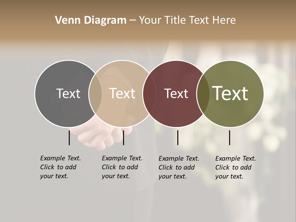 A Man In A Suit Holding His Hands Together PowerPoint Template