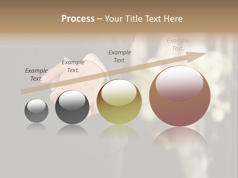 A Man In A Suit Holding His Hands Together PowerPoint Template