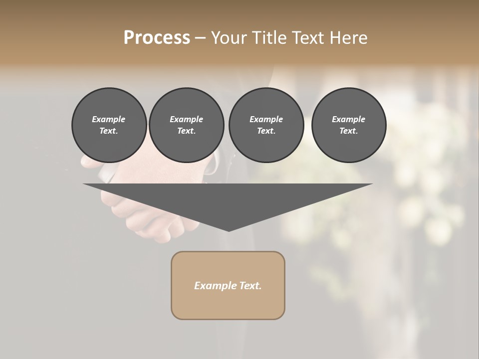 A Man In A Suit Holding His Hands Together PowerPoint Template