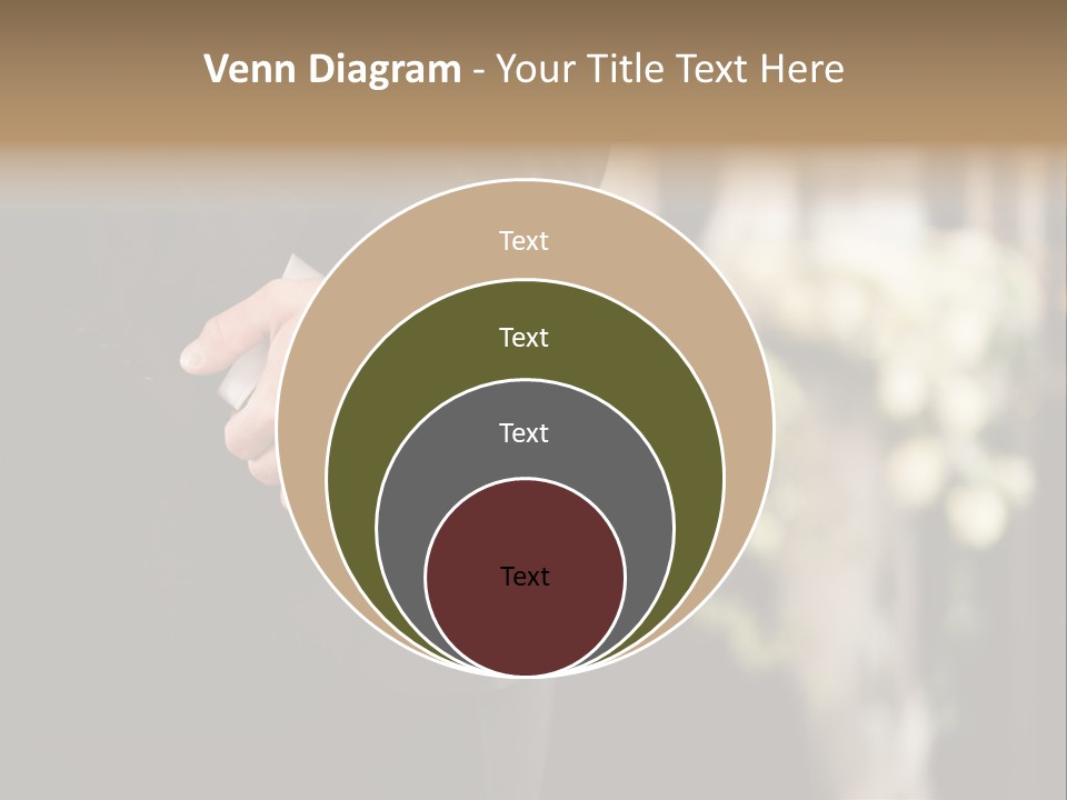 A Man In A Suit Holding His Hands Together PowerPoint Template