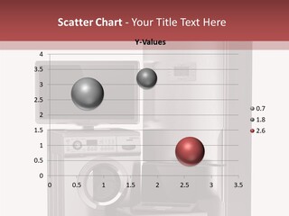 A Group Of Appliances With A Red Background PowerPoint Template