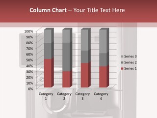 A Group Of Appliances With A Red Background PowerPoint Template