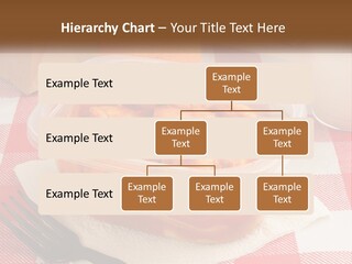 A Plastic Container Filled With Food Next To An Orange PowerPoint Template