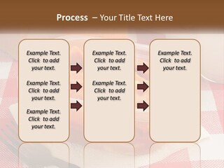 A Plastic Container Filled With Food Next To An Orange PowerPoint Template