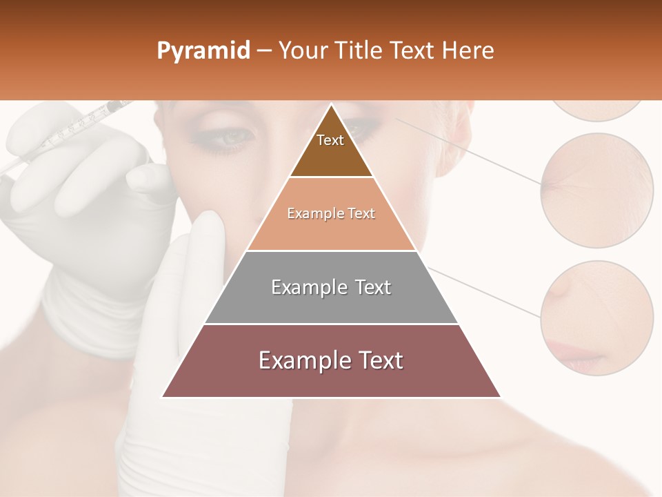 A Woman With A White Glove Holding A Sy In Her Hand PowerPoint Template