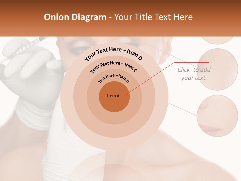 A Woman With A White Glove Holding A Sy In Her Hand PowerPoint Template