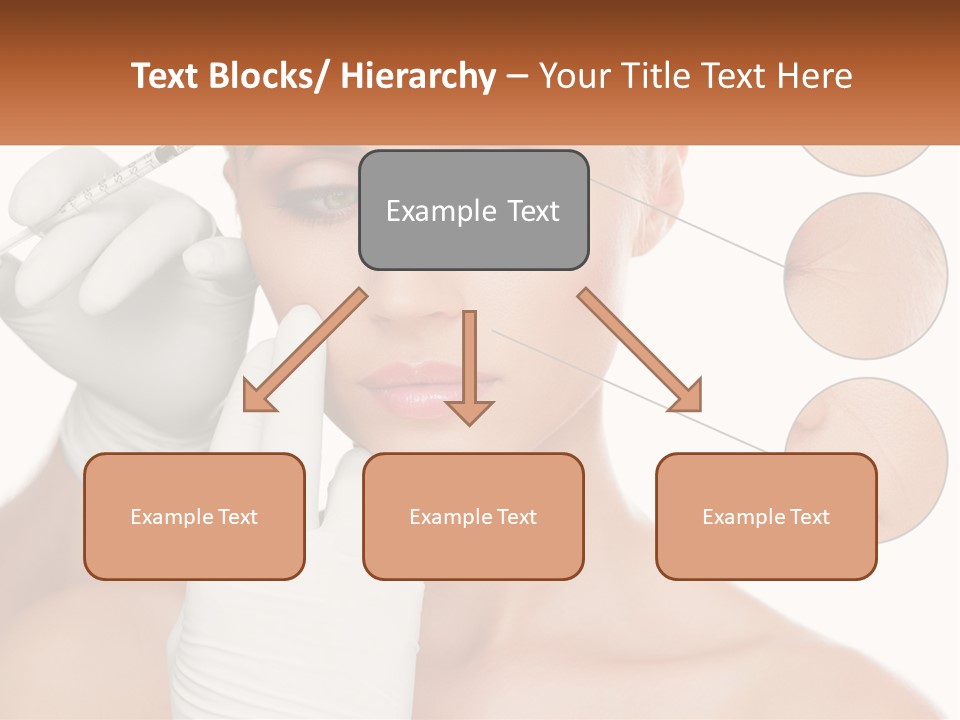 A Woman With A White Glove Holding A Sy In Her Hand PowerPoint Template