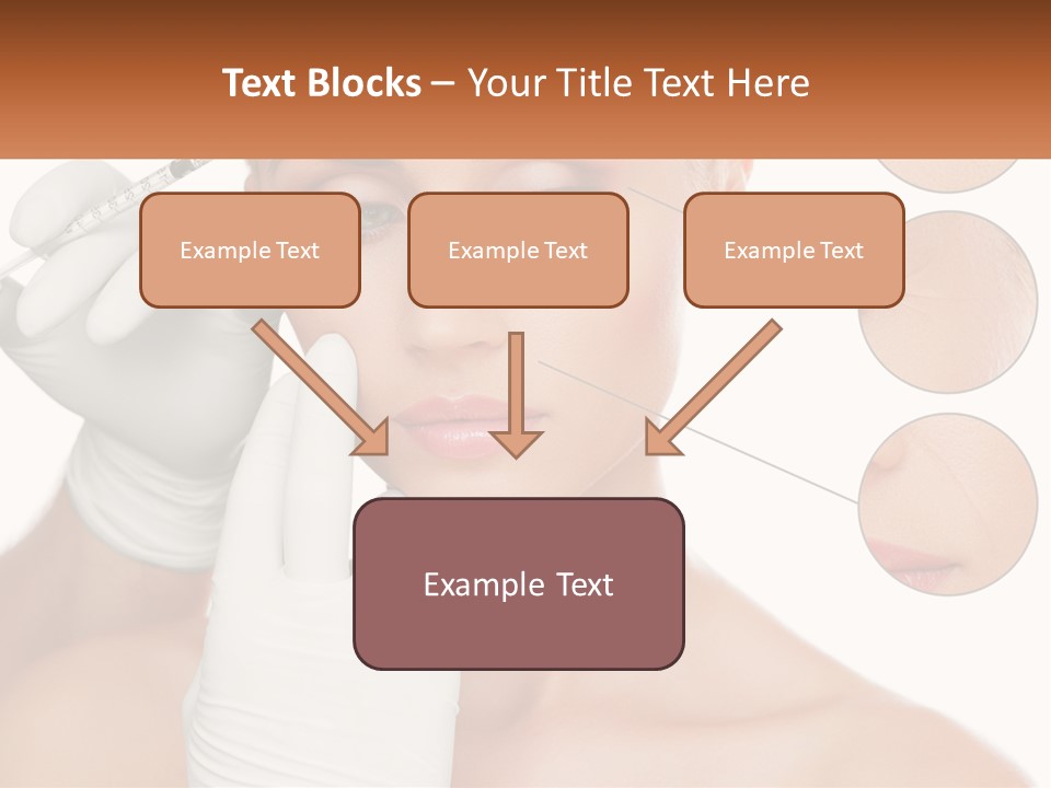 A Woman With A White Glove Holding A Sy In Her Hand PowerPoint Template