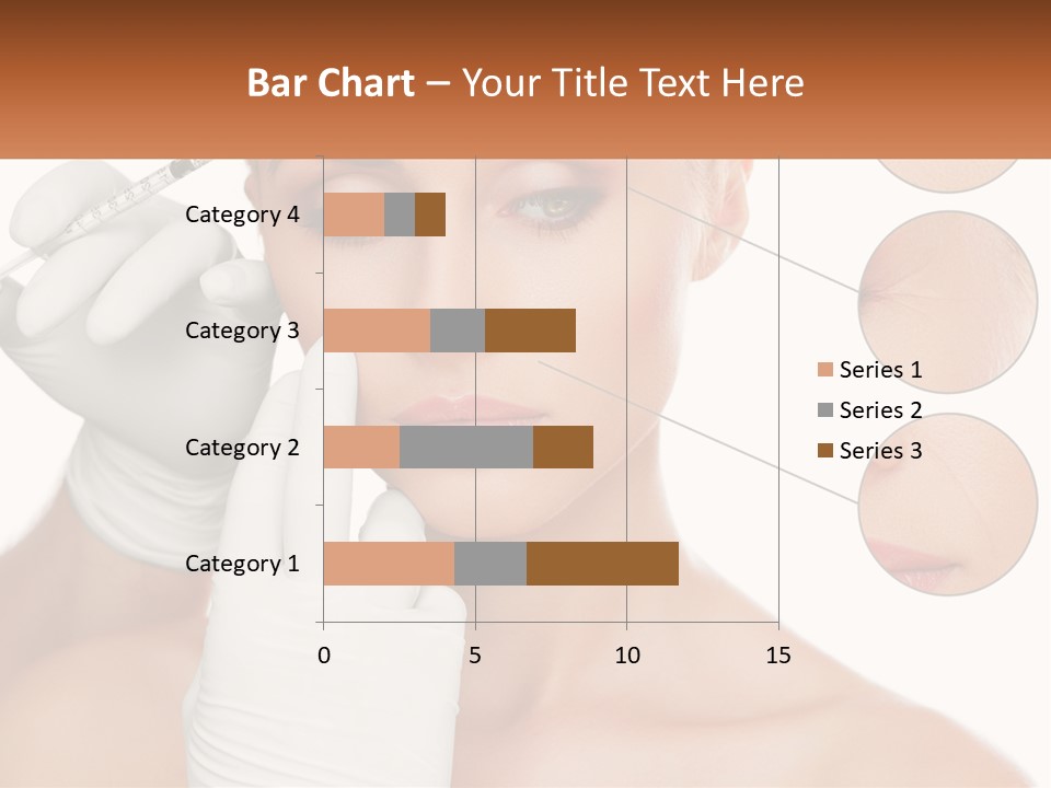 A Woman With A White Glove Holding A Sy In Her Hand PowerPoint Template