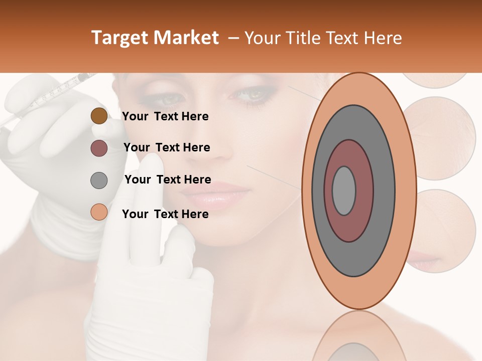 A Woman With A White Glove Holding A Sy In Her Hand PowerPoint Template