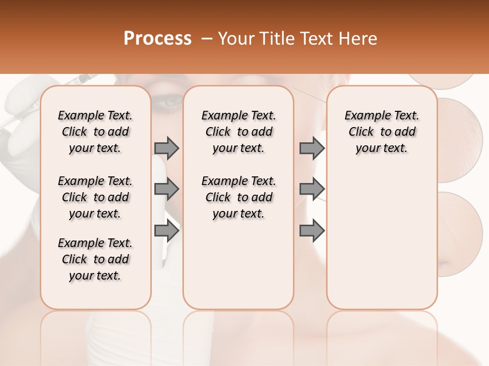 A Woman With A White Glove Holding A Sy In Her Hand PowerPoint Template