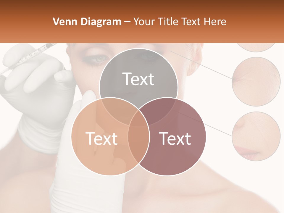 A Woman With A White Glove Holding A Sy In Her Hand PowerPoint Template
