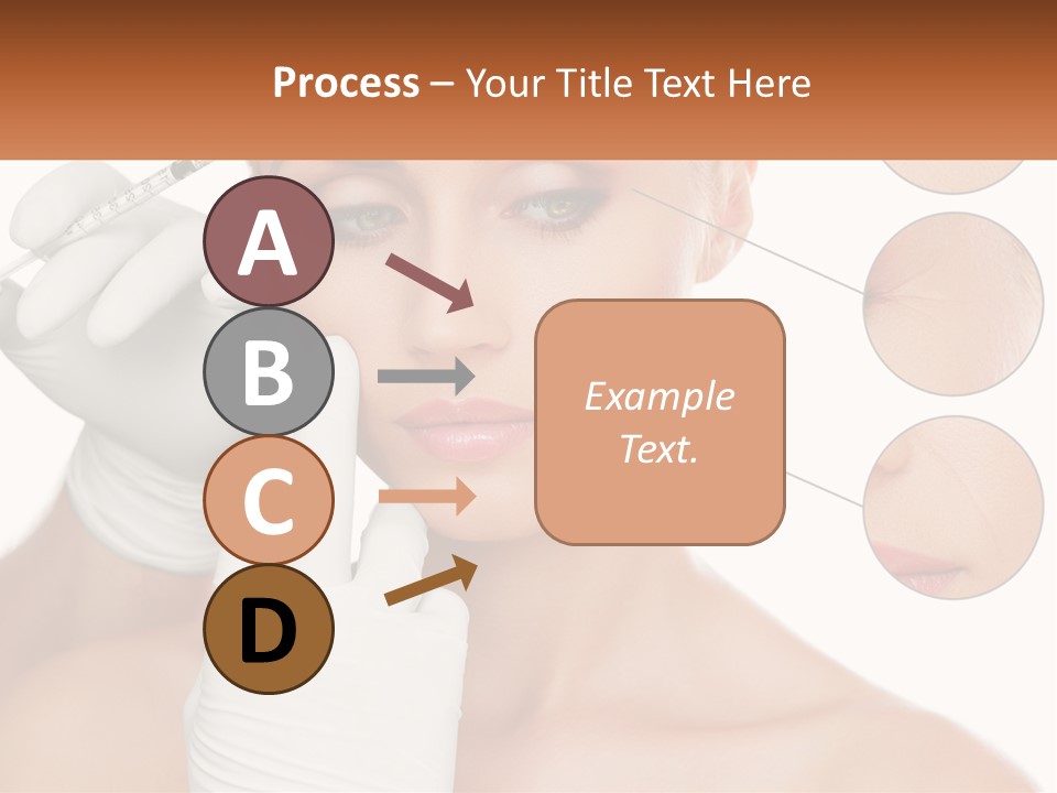 A Woman With A White Glove Holding A Sy In Her Hand PowerPoint Template