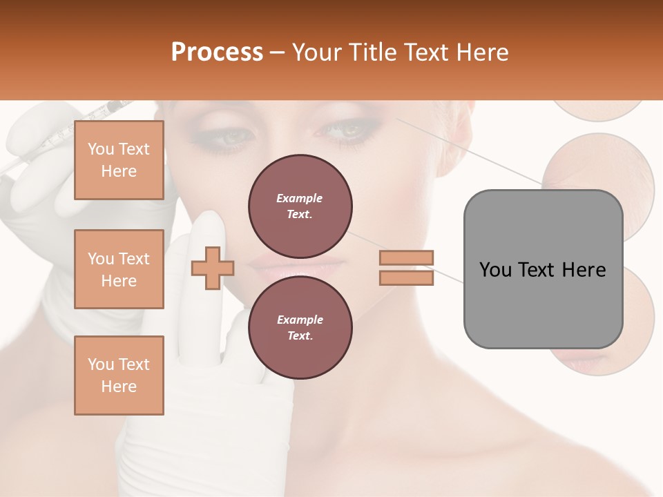 A Woman With A White Glove Holding A Sy In Her Hand PowerPoint Template