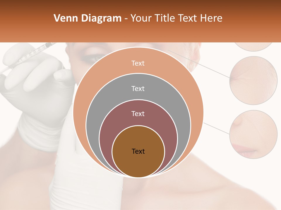 A Woman With A White Glove Holding A Sy In Her Hand PowerPoint Template