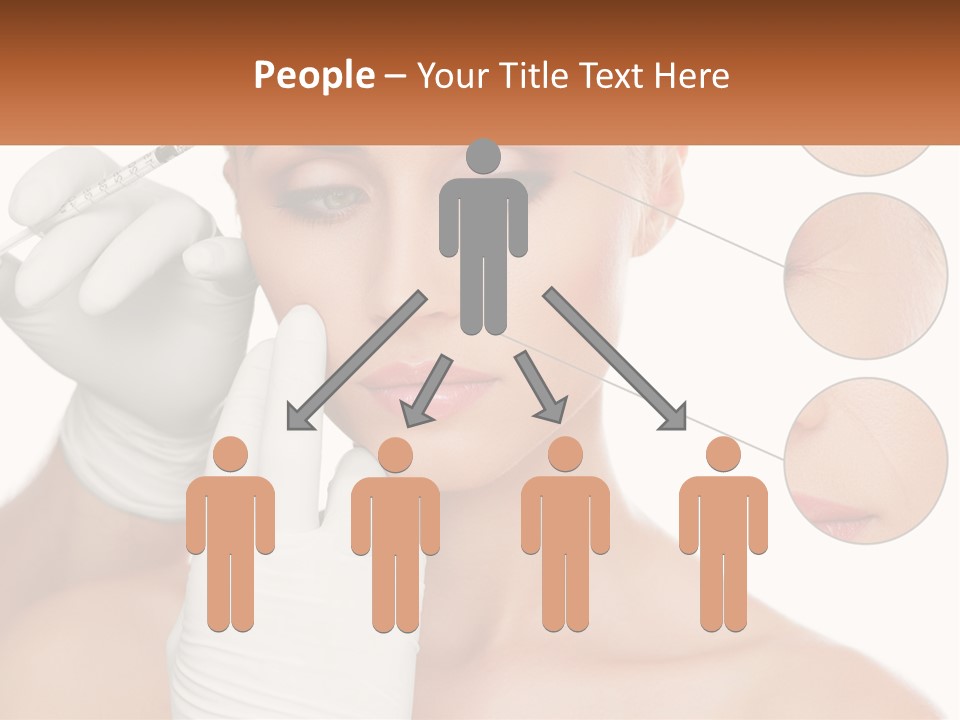 A Woman With A White Glove Holding A Sy In Her Hand PowerPoint Template