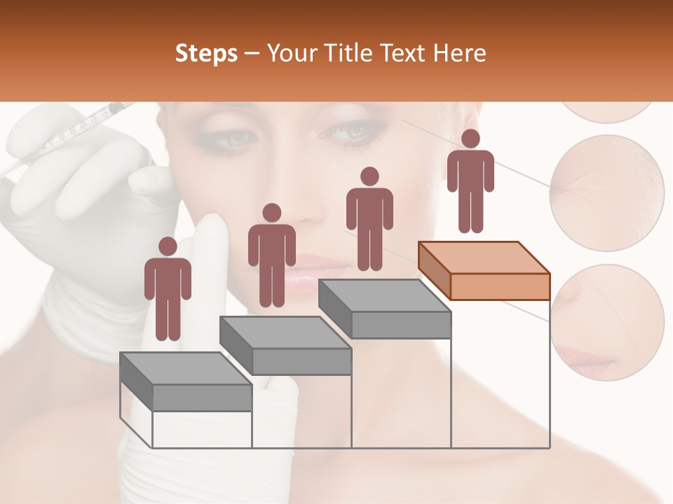 A Woman With A White Glove Holding A Sy In Her Hand PowerPoint Template