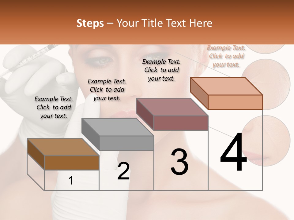 A Woman With A White Glove Holding A Sy In Her Hand PowerPoint Template