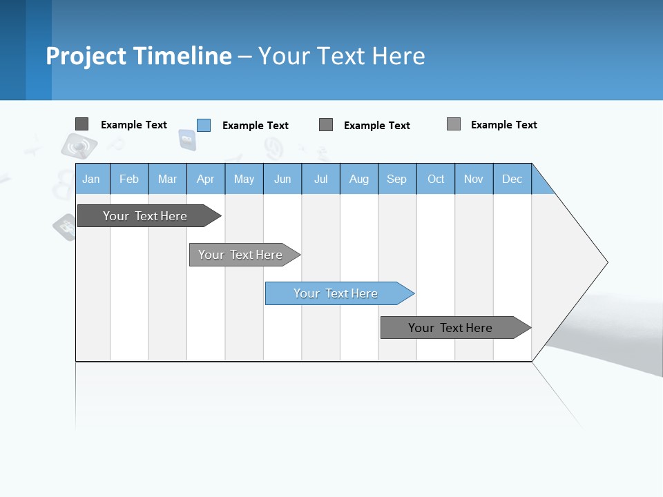 A Hand Holding A Laptop With Icons Coming Out Of It PowerPoint Template