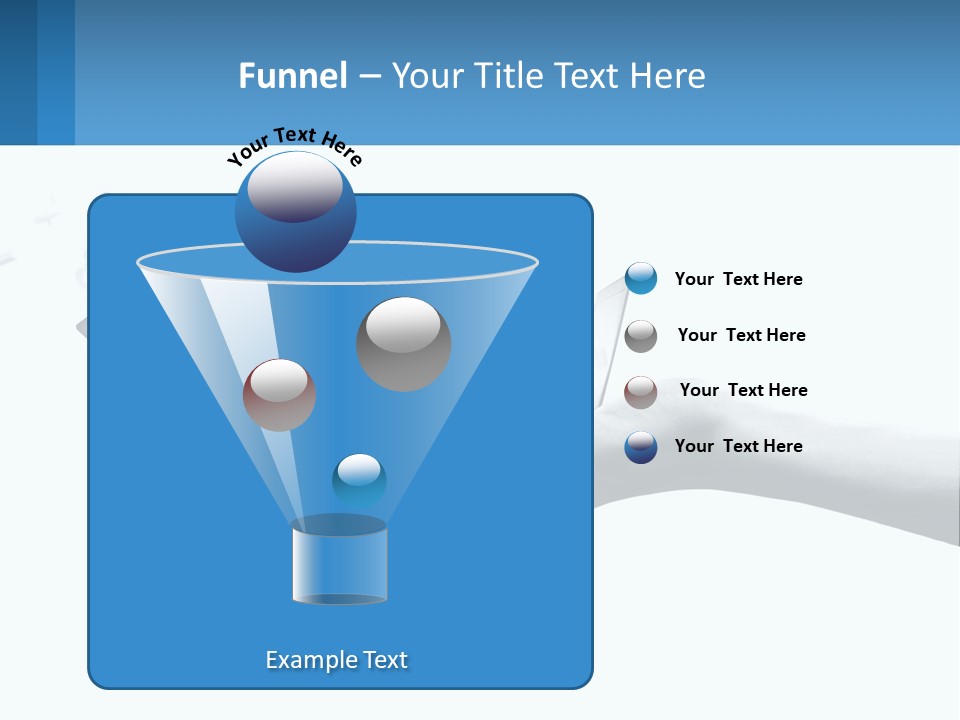 A Hand Holding A Laptop With Icons Coming Out Of It PowerPoint Template