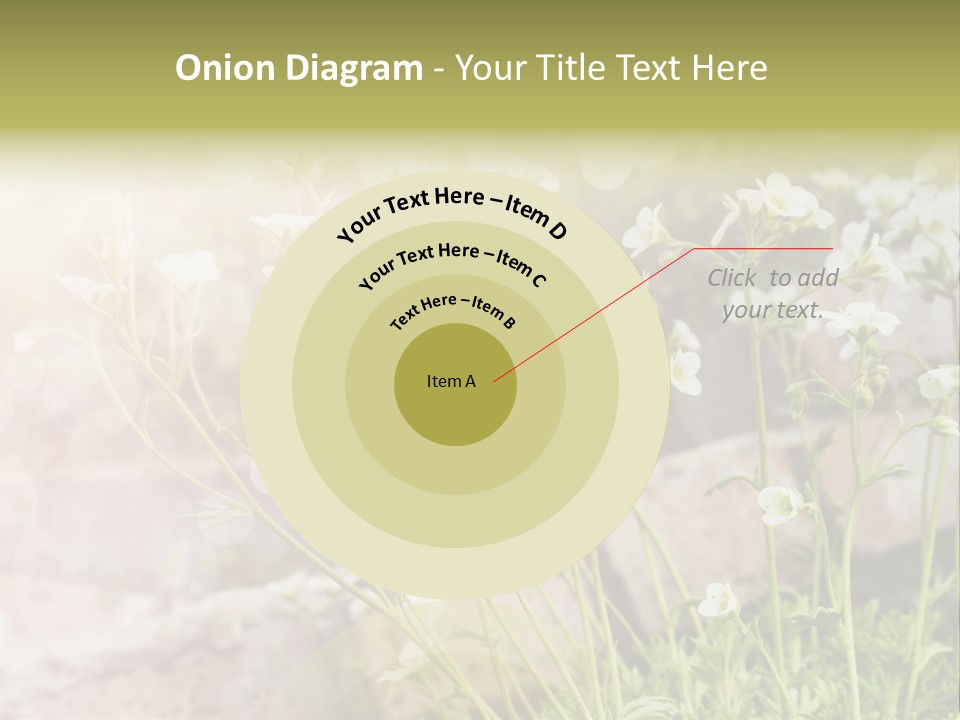 A Bunch Of Flowers That Are In The Grass PowerPoint Template