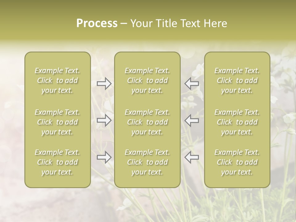 A Bunch Of Flowers That Are In The Grass PowerPoint Template