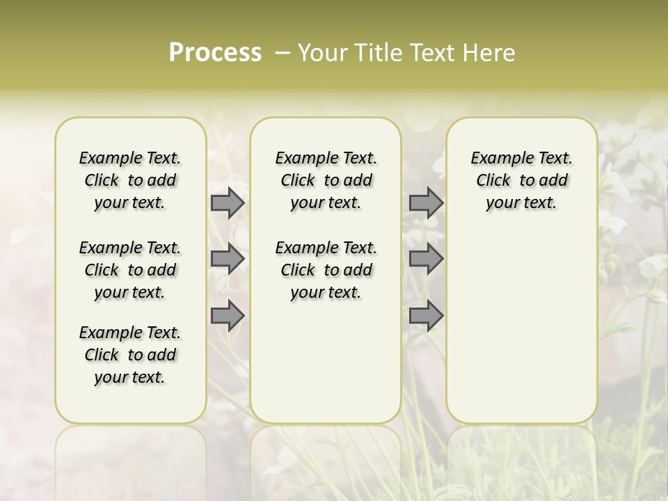 A Bunch Of Flowers That Are In The Grass PowerPoint Template