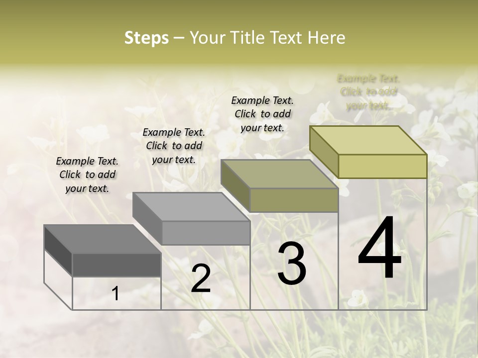 A Bunch Of Flowers That Are In The Grass PowerPoint Template