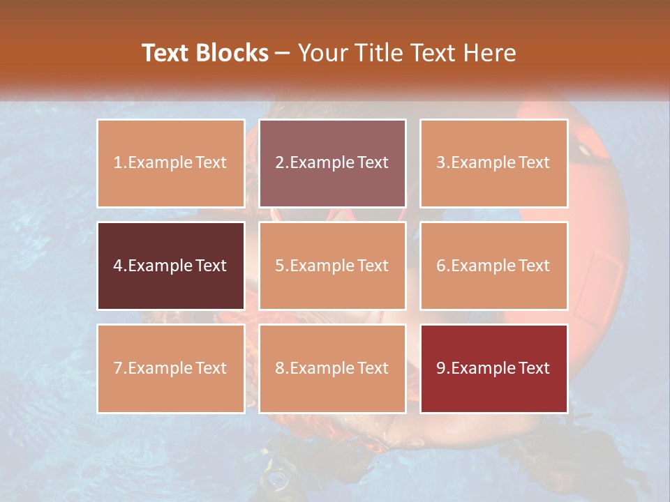 A Little Girl In A Pool With A Life Preserver PowerPoint Template