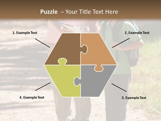 A Man And A Boy Walking Down A Dirt Road PowerPoint Template