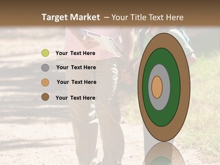 A Man And A Boy Walking Down A Dirt Road PowerPoint Template