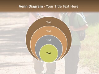 A Man And A Boy Walking Down A Dirt Road PowerPoint Template