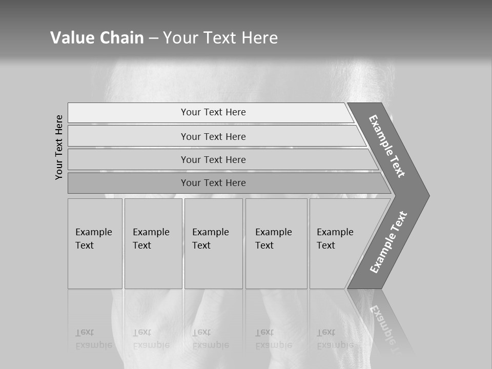 A Man Covering His Face With His Hands PowerPoint Template